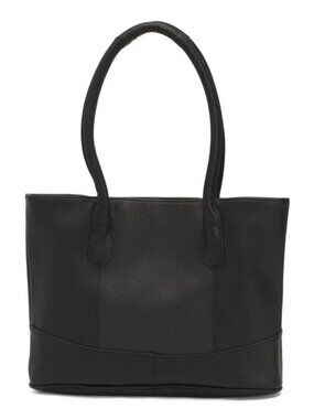 AMERILEATHER Leather Triple Compartment Tote